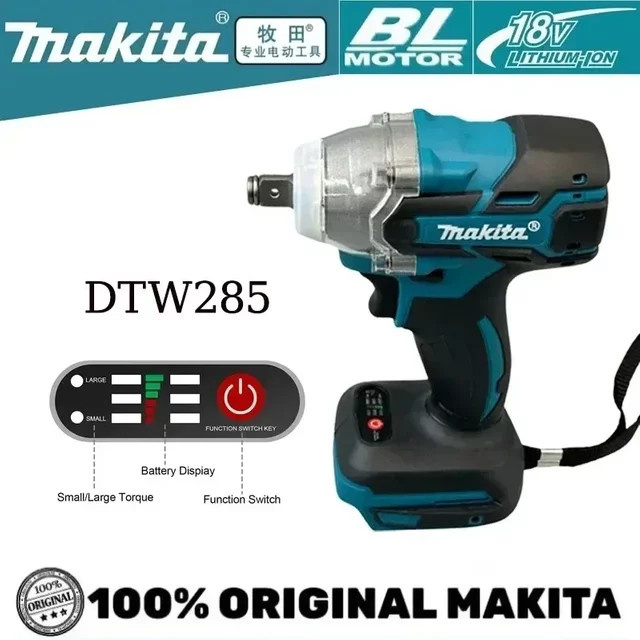 Makita DTW285 LXT 18V Akku-Schlagschrauber mit bürstenlosem Motor und 280 Nm Drehmoment, 1/2 Zoll Antrieb - Bild 1