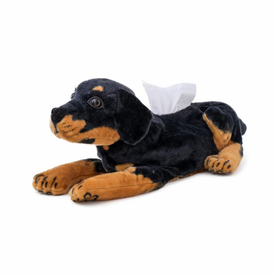 Süßer Mu Cheng Simulationshund Plüschtier Taschentuchbeutel 46cm - Bild 2