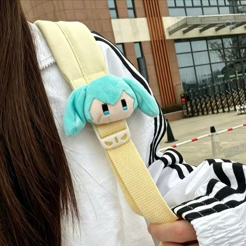 Bandai Hatsune Miku Plüsch-Schulterpuppe, Rucksackanhänger, Anime - Bild 2