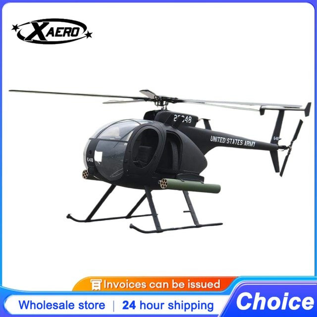 ROBAN AH-6 ARF Little Bird Scale Helikopter-Rumpf, Glasfaser, flugfertig - Bild 1