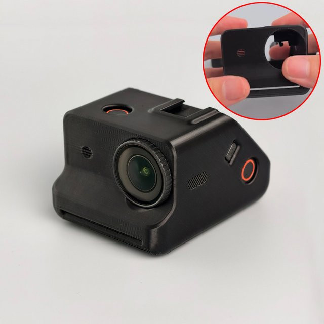 DJI Osmo NANO Kameraschutz in Black im Vintage-Stil für Straßenfotografie - Bild 1