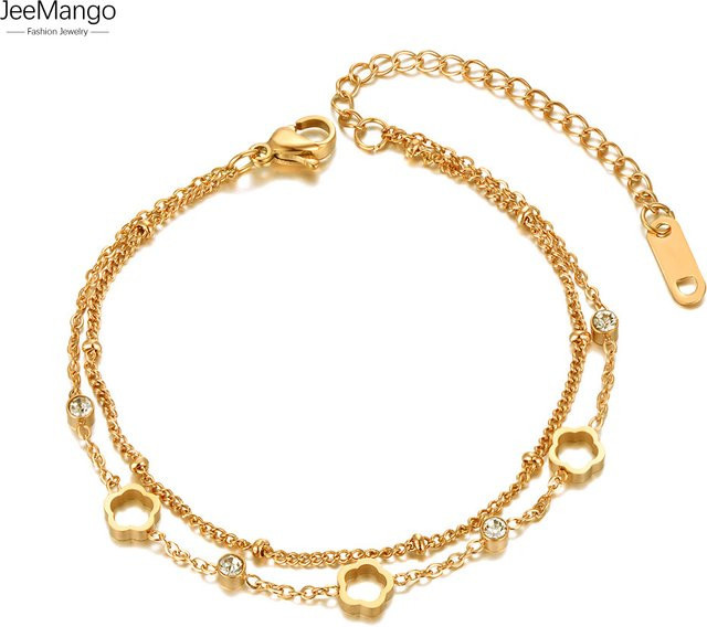 JeeMango Armband, Edelstahl, Zirkonia, Kristall, Damen - Bild 1