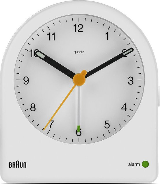 Braun BC22W Klassik Wecker in Weiß - Bild 1