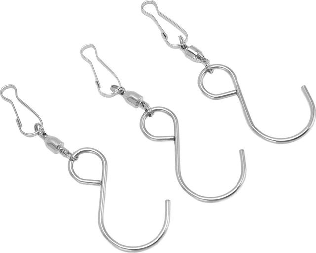 20 Stück GoolRC Windspiel S-Haken-Clips aus 304 Edelstahl mit 360 Grad Drehung in Silber - Bild 1