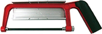 GO/ON! Metallsäge in Rot mit Karbonstahl, Aluminium und Kunststoff, Länge: 25,5 cm - Bild 1