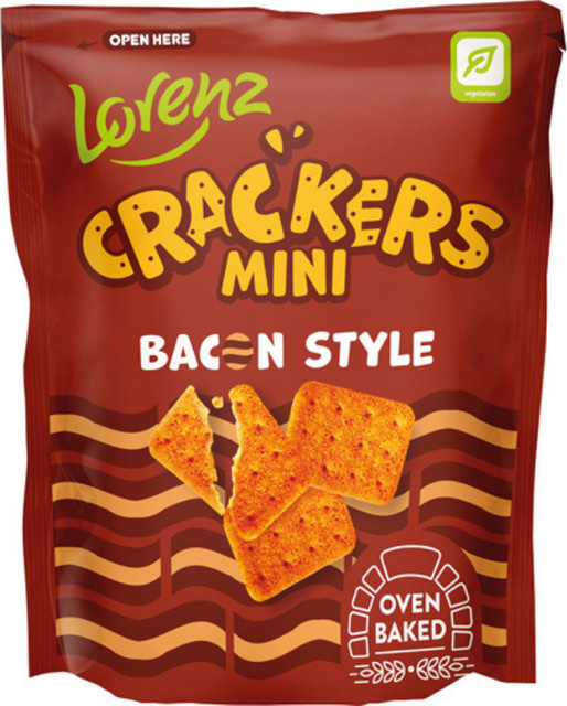 Lorenz Crackers Mini Bacon Style 100 g - Bild 1