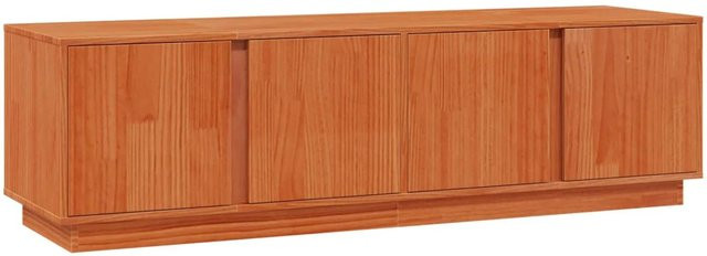 vidaXL TV-Schrank aus massivem Kiefernholz in Wachsbraun, B/T/H: 140 x 40 x 40 cm - Bild 1