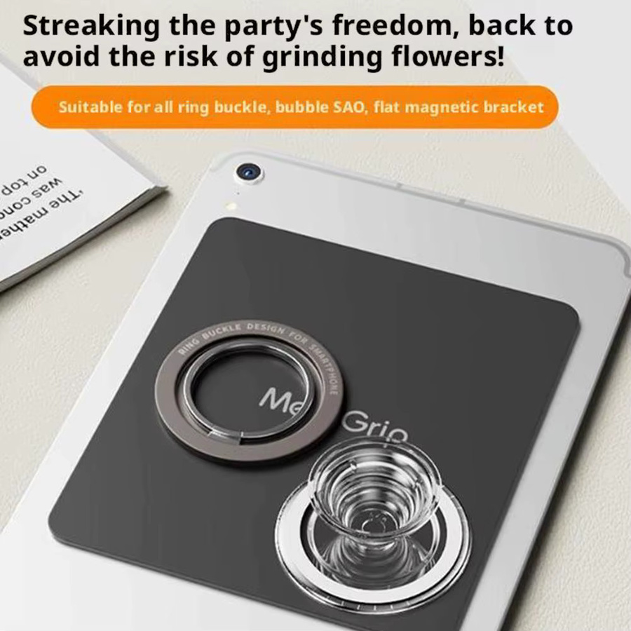 Magnetischer Handyhalter und Tablet Wandhalterung CUJMH in Schwarz für iPhone und iPad - Bild 5