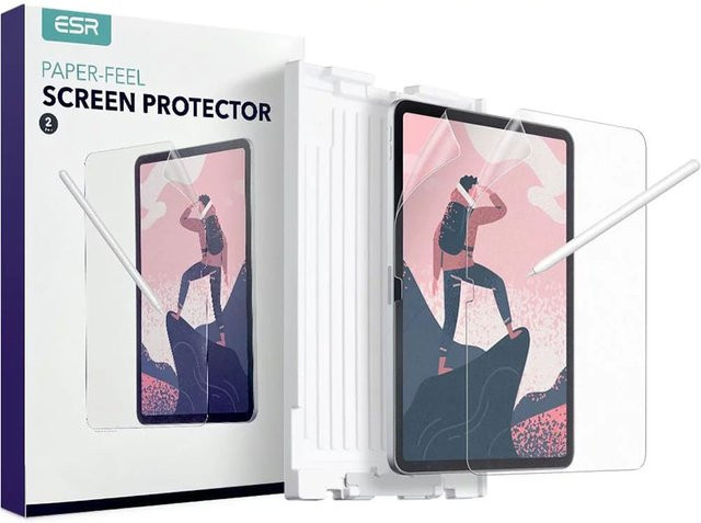 ESR Paper Feel Matte Schutzfolie für Apple iPad (2025) / (2022), 2er Set, Transparent - Bild 1