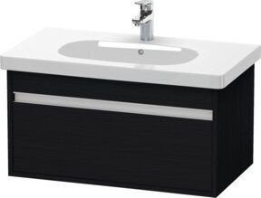Duravit Waschtischunterschrank Ketho wandhängend in Weiß, B: 80 cm, T: 45,5 cm, H: 41 cm - Bild 1