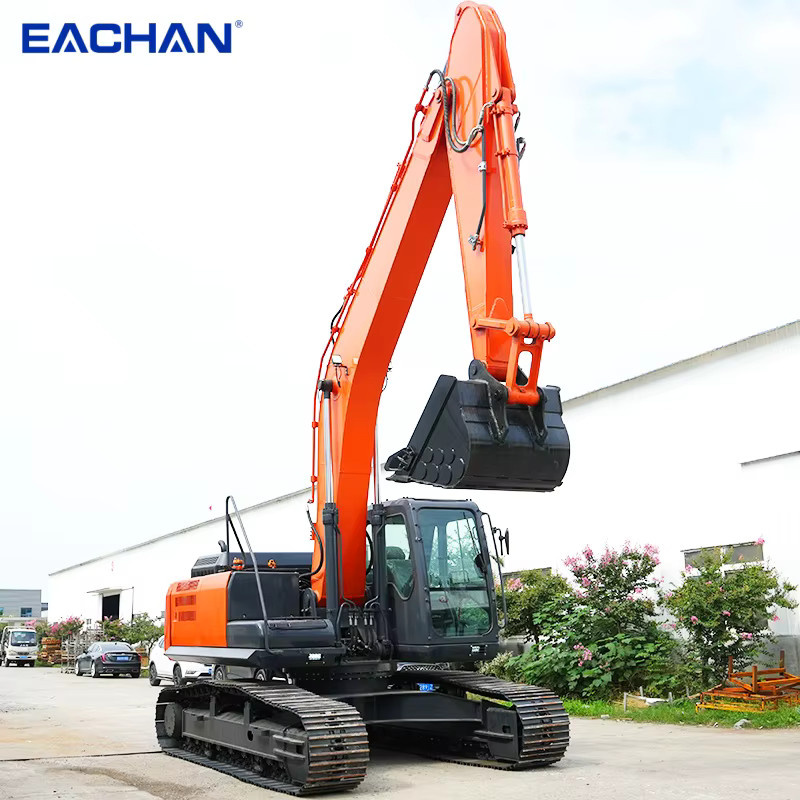EACHAN Minibagger Euro 5 CE EPA Dieselbagger multifunktionaler hydraulischer Raupen-Kleinbagger in Orange - Bild 2