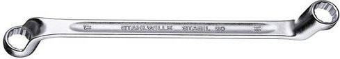 Stahlwille Doppelringschlüssel STABIL SW. 12 x 13 mm, silberfarben - Bild 1