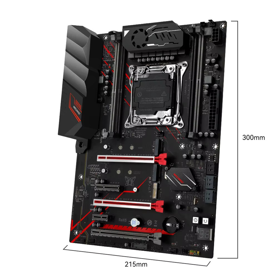 MACHINIST MR9A PRO MAX X99 Motherboard-Set mit Intel Xeon E5-2697 V4 CPU und 32GB DDR4 RAM in Schwarz - Bild 2