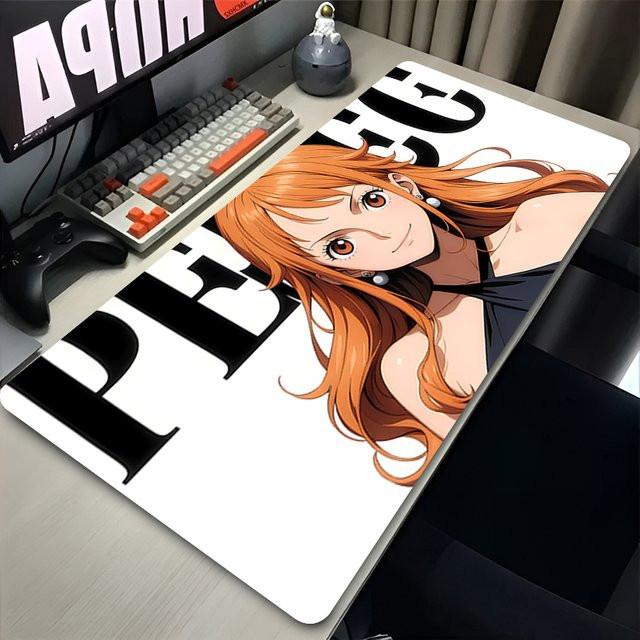 Bandai One Piece Anime Girl Mauspad in Weiß und Multicolour für Gaming und Büro - Bild 1