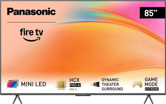 Panasonic TV-85W95BEG Mini LED Smart-TV in Schwarz mit 215 cm (85 Zoll), 4K Ultra HD, 120 Hz und Sprachsteuerung - Bild 1