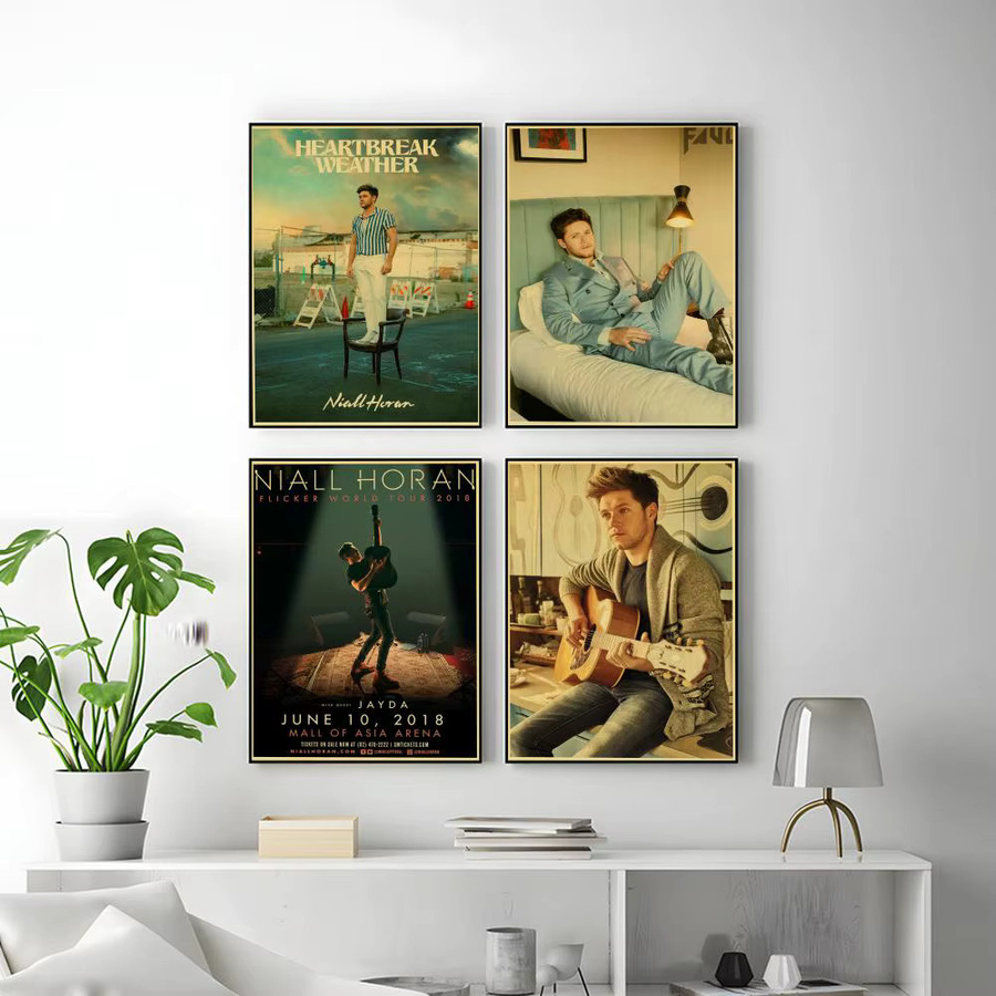 Niall Horan One Direction Poster HD wasserdichte Wanddekoration selbstklebend mehrfarbig - Bild 2