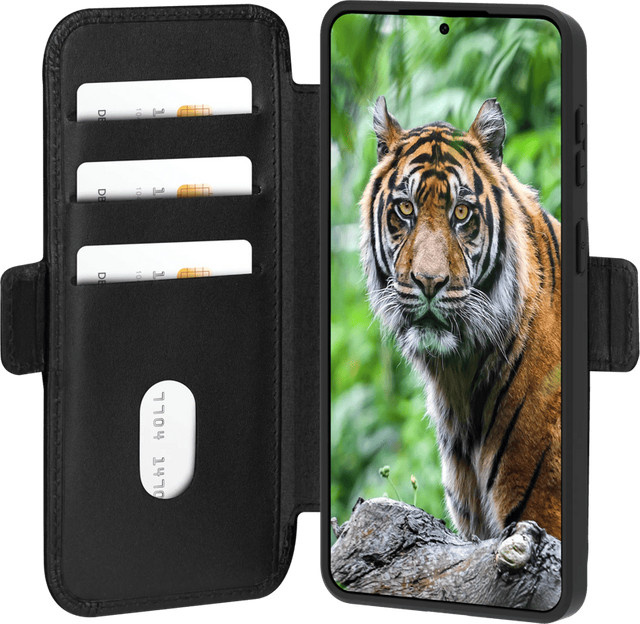 DBramante1928 Copenhagen Slim Samsung Galaxy S26 Book Case aus Vollleder in Schwarz - Bild 1