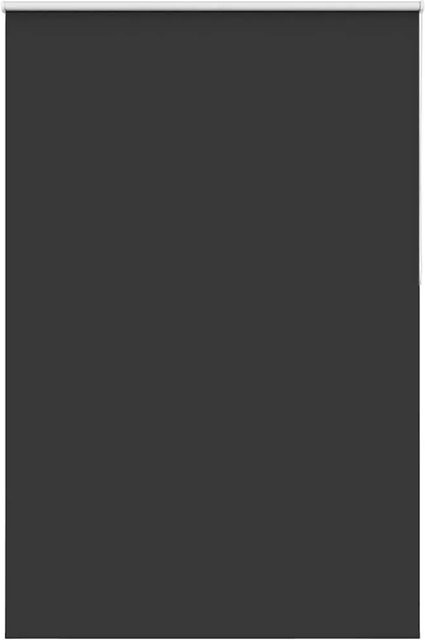 vidaXL Verdunkelungsrollo Schwarz aus Polyester, Breite: 160 cm, Höhe: 230 cm - Bild 1
