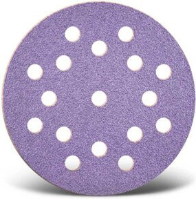 MENZER Klett-Schleifscheiben Ø 125 mm K120 17-Loch VE 50 Stück für Holz und Lack - Bild 1