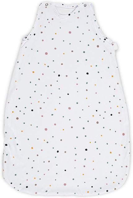 Lorelli Baby-Sommerschlafsack Summer aus 100% Baumwolle in Weiß mit Punkten, B: 50 cm, L: 100 cm - Bild 1