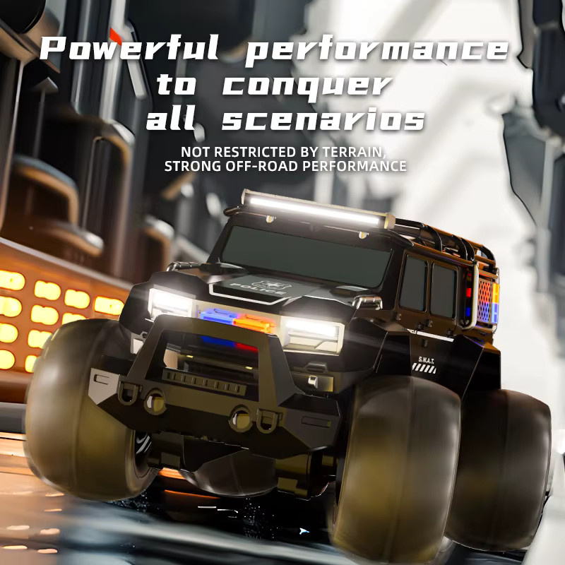 JJRC Amphibisches Polizeiauto, ferngesteuert, mit Licht und Sound - Bild 4