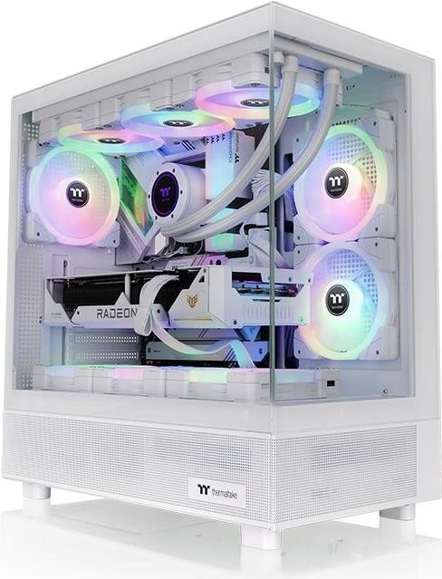 Thermaltake View 270 TG Midi Tower PC-Gehäuse in Weiß mit USB-C und USB-A Anschlüssen - Bild 1