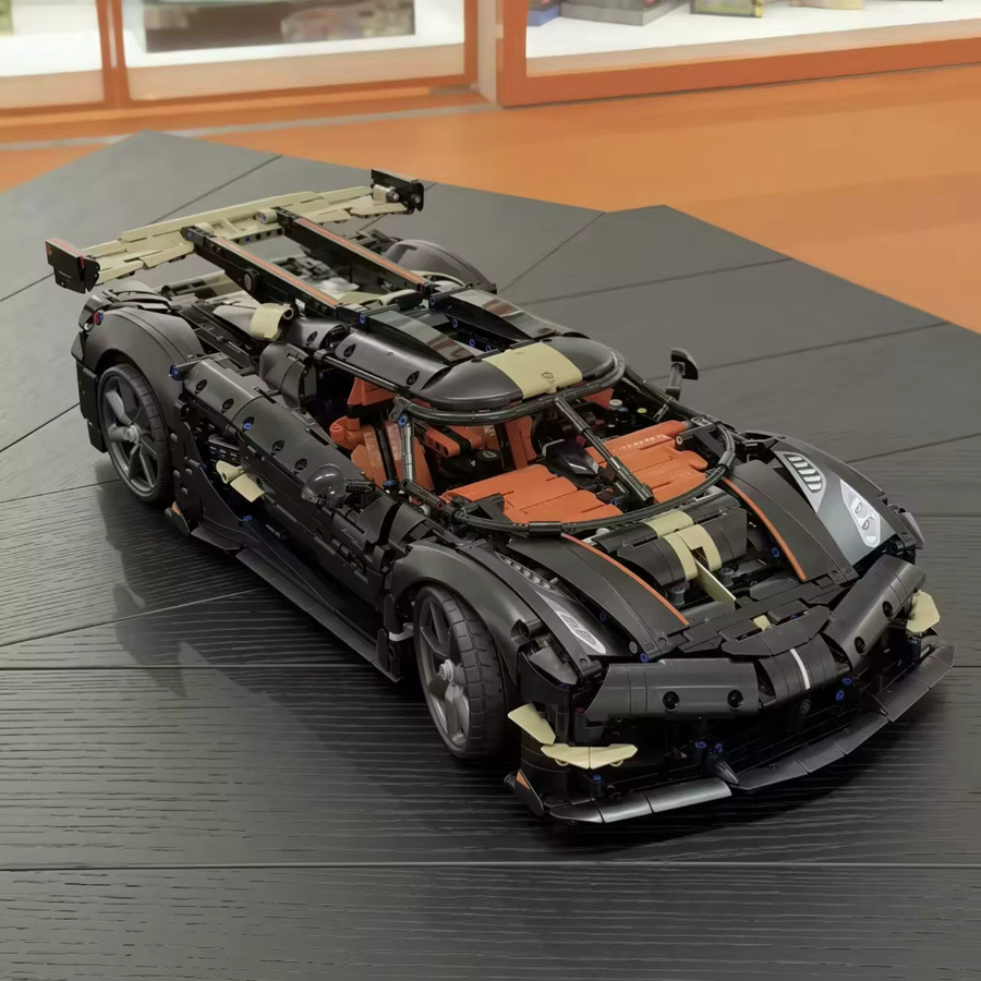 Hot Toys Koeni Spear Megacar Supersportwagen, Baustein-Puzzle-Modell, 4104 Teile, ab 14 Jahren - Bild 4