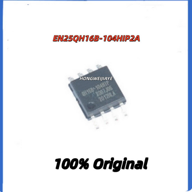 Original EN25QH16B-104HIP2A QH16B-104HIP IC Chips in SOP-8 Gehäuse, Farbe: Schwarz - Bild 1