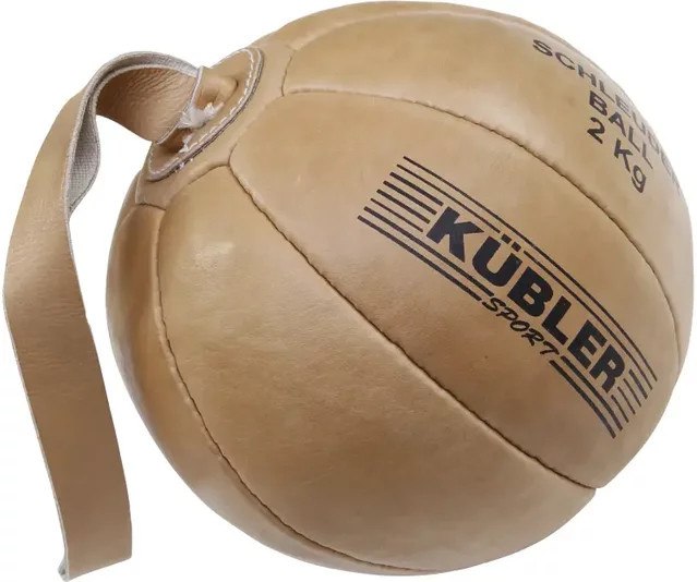 Kuebler Sport Slingball-Ball, Leder, Braun, Unisex - Bild 1