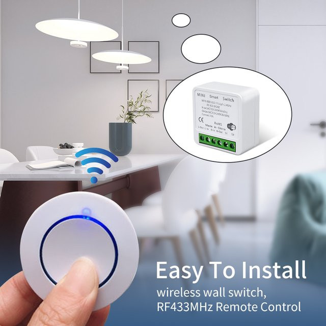 GGBEE WiFi Leitungsschutzschalter Tuya Smart Home App Steuerung mit Sprachsteuerung für Alexa und Google Assistant, Weiß - Bild 1