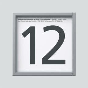 Siedle&Söhne Info-Modul si/met IM 612-0 SM in Silber - Bild 1
