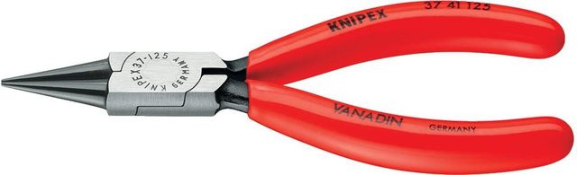 Knipex Elektronik- und Feinmechanik Rundzange Gerade Rot 125 mm - Bild 1