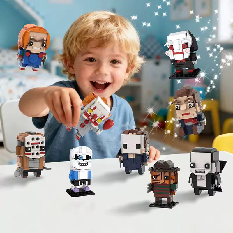JAKI Großkopf-Ziegelfiguren, Spielcharaktere, Mini-Bausteine - Bild 4