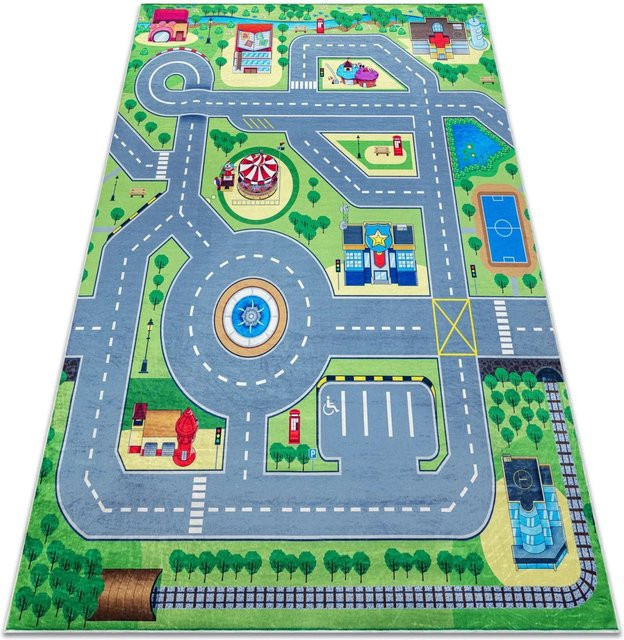 RugsX Teppich Bambino VG20940 Kinderteppich Pastellgrün B: 80 cm, L: 150 cm - Bild 1