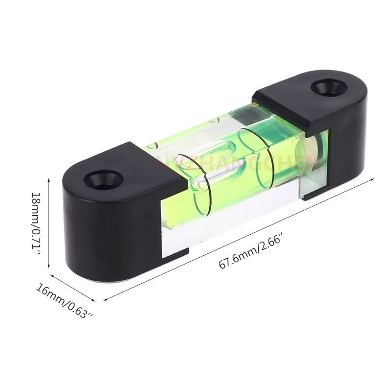 Magnetische Wasserwaage NVZHANGCHEN Schwarz für TV-Racks, Fotorahmen und Warenregale - Bild 3