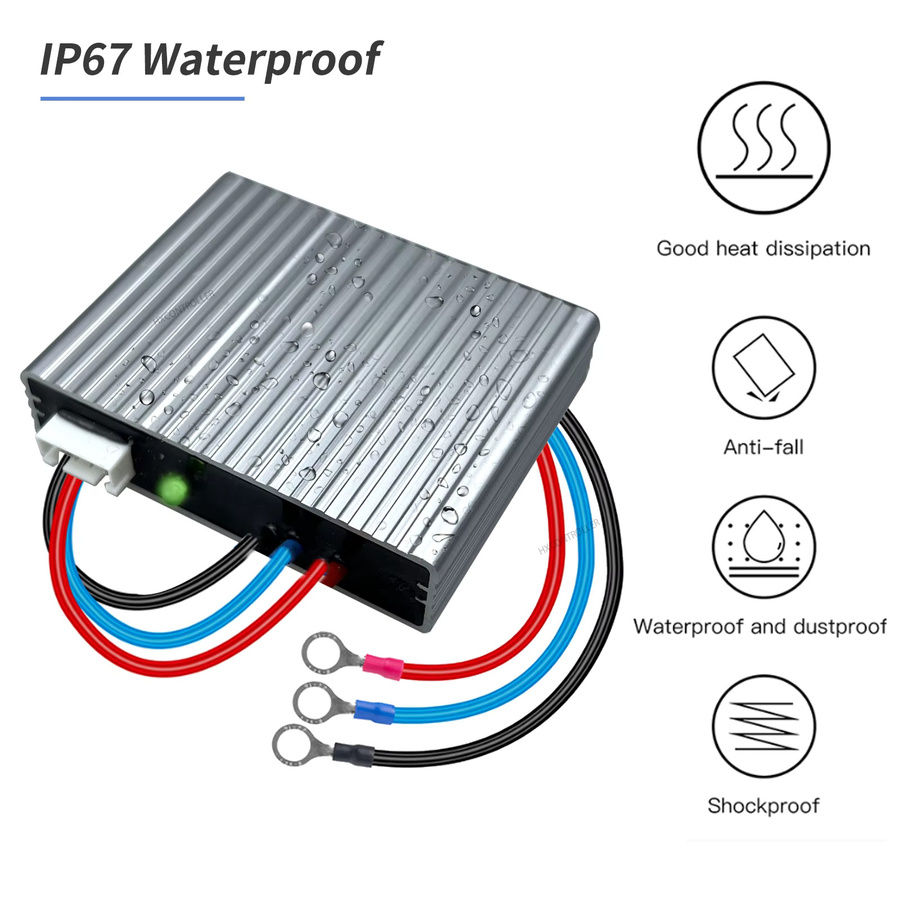 HXCONTROLLER Batterie Balancer für Home Solar Panel Systeme, 0-5A, IP665, kompatibel mit 24V 48V 60V 72V zur Verlängerung der Batterielebensdauer - Bild 2