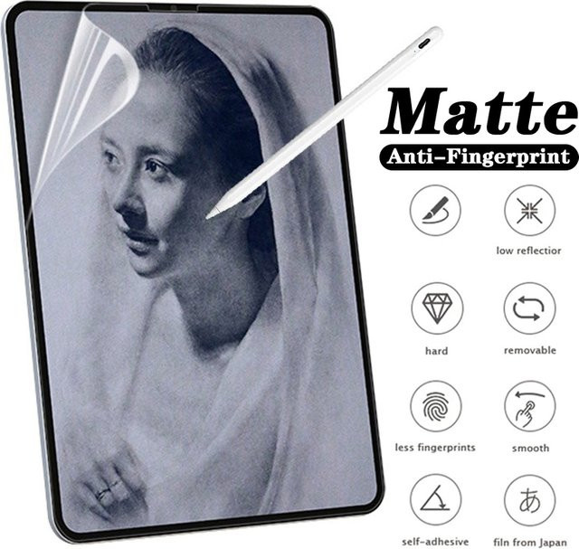 Paperfeel Displayschutzfolie für Apple iPad Pro 12.9 Zoll (1. bis 6. Generation), transparent - Bild 1