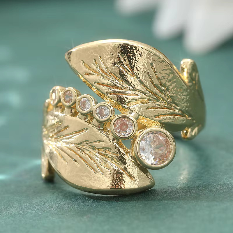 YoYo Vintage-Ring, Gold, Zirkonia, Damen - Bild 4