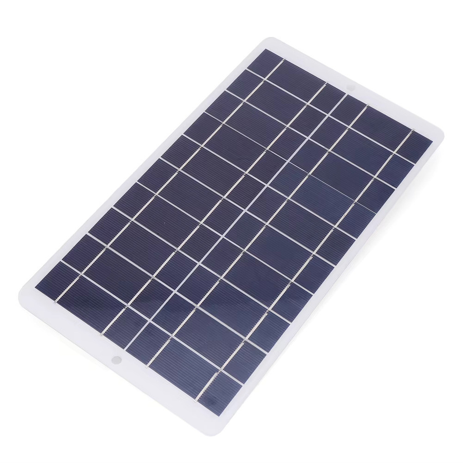 Wasserdichtes Solarpanel für drahtlose Outdoor-Überwachungskameras, 8W 5V, 1600mA, Monokristallines Silizium, Schwarz - Bild 2