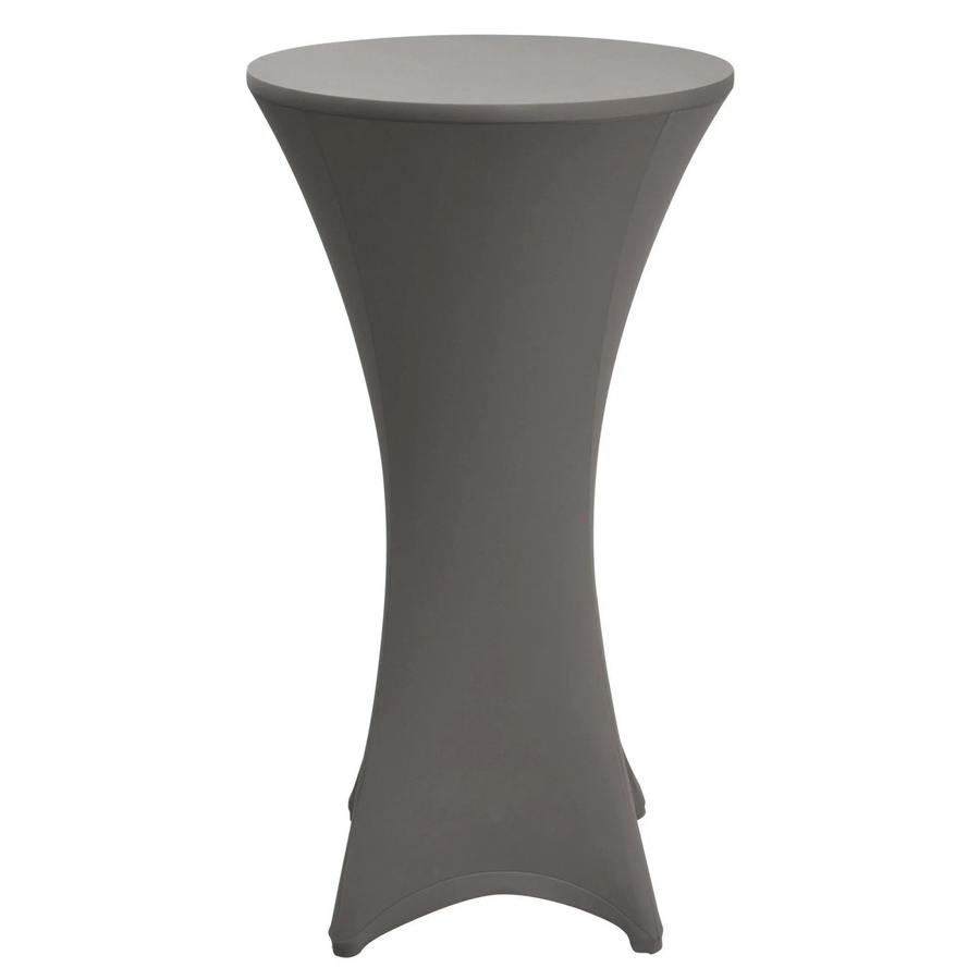 Beautissu Stretch Tischdecke für Bistrotische in Anthrazit, rund, Durchmesser: 60 cm - Bild 2