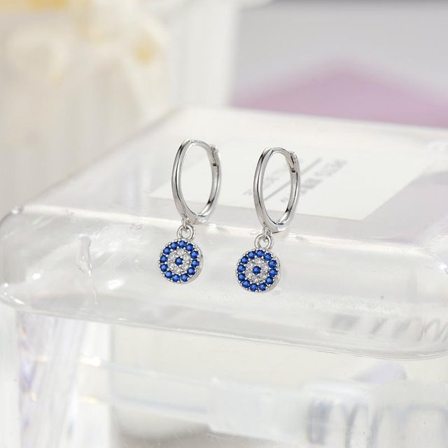 REETI Creolen 925 Silber, Zirkonia, Damen - Bild 1