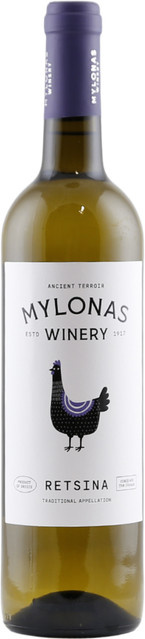Mylonas Wines Retsina Kertea, trocken, Weißwein, 2025, 0,75 l - Bild 1