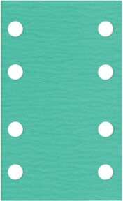 Klingspor PS 77 CK Schleifstreifen kletthaftend Korn 220 Lochform GL18 B: 80 mm, H: 133 mm - Bild 1