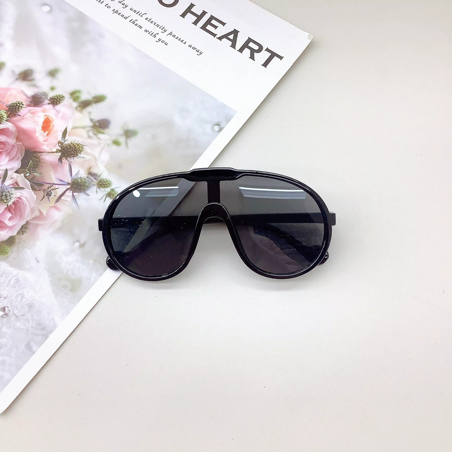 ZUXUB Sonnenbrille Kids, Vollrand, Kunststoff, Schwarz - Bild 1