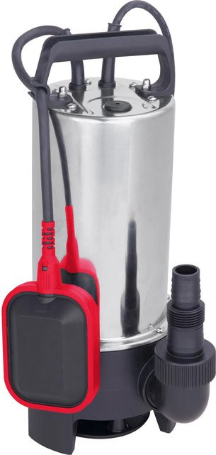 Schmutzwasser Tauchpumpe 1.100 W in Silber aus Edelstahl und Kunststoff - Bild 1
