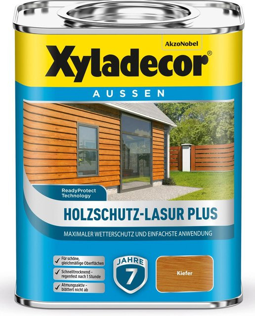 Xyladecor Holzschutz-Lasur Plus Kiefer Braun 0,75 l - Bild 1