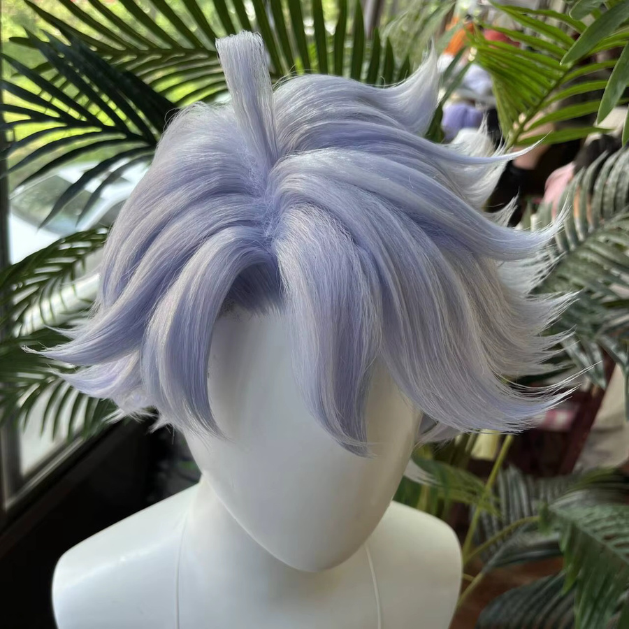 BJBCOS Azul Ashengrotto Cosplay-Perücke, Lila, Kurz - Bild 2