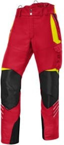 Kübler Schnittschutzhose FOREST PSA 3 in Rot/Warngelb, Größe XL - Bild 1