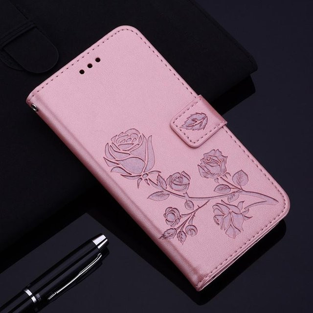 Huawei Handytasche als weiche TPU Leder Brieftasche Flip Cover in Rosa für verschiedene Modelle wie P30 P40 P20 P8 P10 P9 Lite Pro P Smart Z Y5P Y6P Y3 Y5 Y6 Y7 Prime 2018 2019 Nova 3i 5T 9 8i - Bild 1