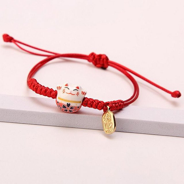 Armband Keramik, Geflochten, Bunt, Damen - Bild 1